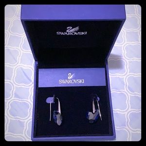 Swarovski Crystal authentic blue earrings